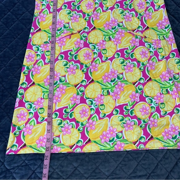 Ibkul Dress Womens Large Lemons Calista Golf SPF 50+ Floral Sheath Summer B3 - Picture 8 of 10